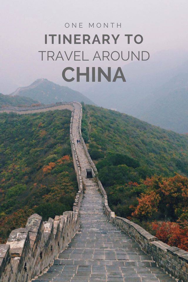 One Month Itinerary To Travel Around China