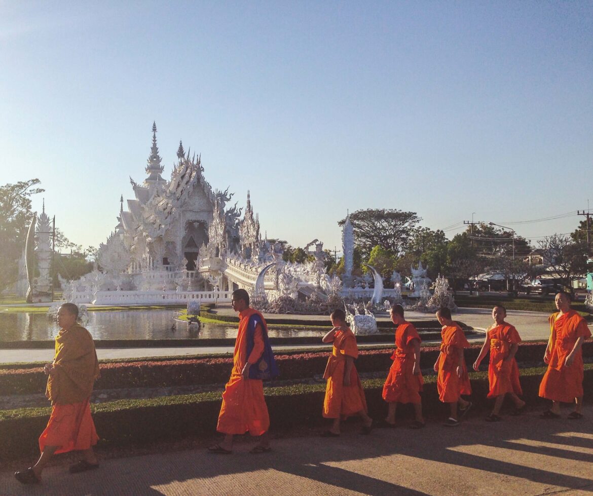 White Temple - Wat Rong Khun - Monthly Travel Expenses Thailand