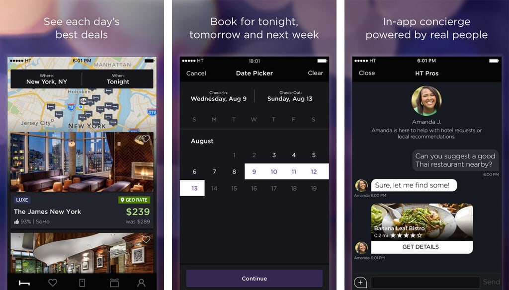 Hotel Tonight App - Best Free Travel Apps