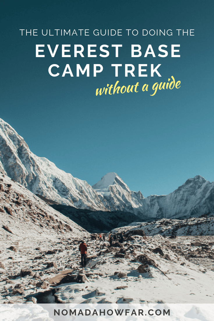 The Everest Base Camp trek in Nepal is possibly one of the world’s best-known hikes, but it’s also known as a really tough one. Most people that do this trek hire a guide and/or porter to support them during this 2-week trek. But having a guide is not necessary to make it to Everest Base Camp and back. Doing it on your own has plenty of benefits and isn’t hard to plan either. We’ll give you all the information you need to know to successfully complete the Everest Base Camp trek without a guide on an affordable way.